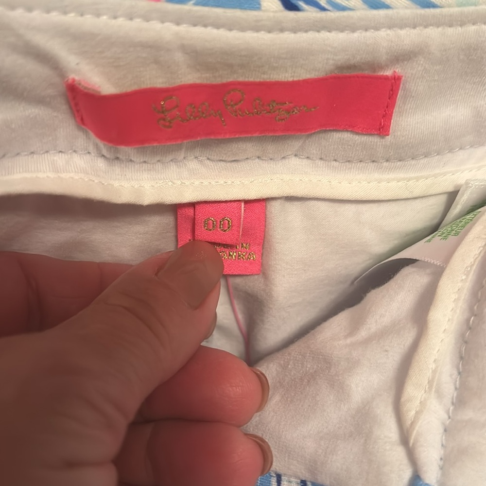 **New**Lilly Pulitzer Blue and Pink Sailboat Skort - Picture 4 of 11